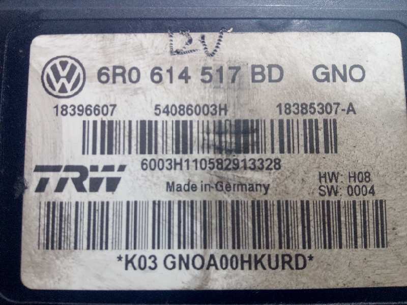 Recambio de abs para skoda spaceback (5h) ambition referencia OEM IAM 6R0614517BD 54086003H 18396607