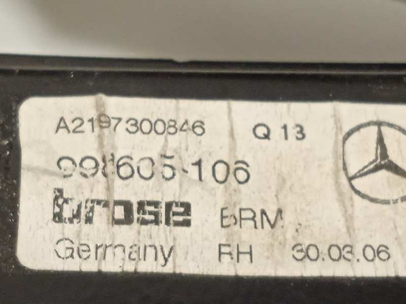 Recambio de elevalunas trasero derecho para mercedes-benz clase cls (w219) 350 (219.356) referencia OEM IAM A2197300846  9986051