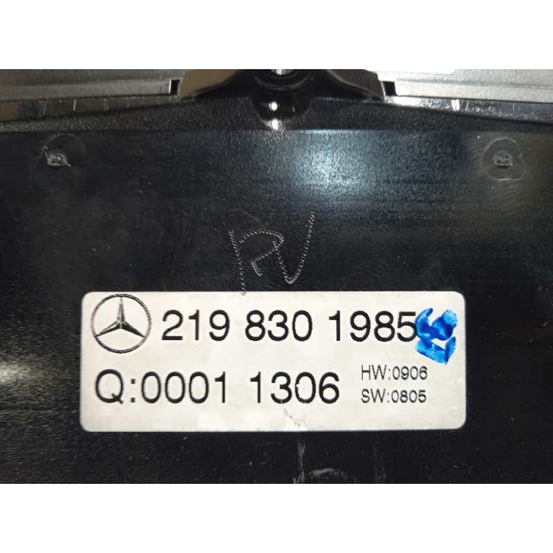 Recambio de mando climatizador para mercedes-benz clase cls (w219) 350 (219.356) referencia OEM IAM 2198301985  