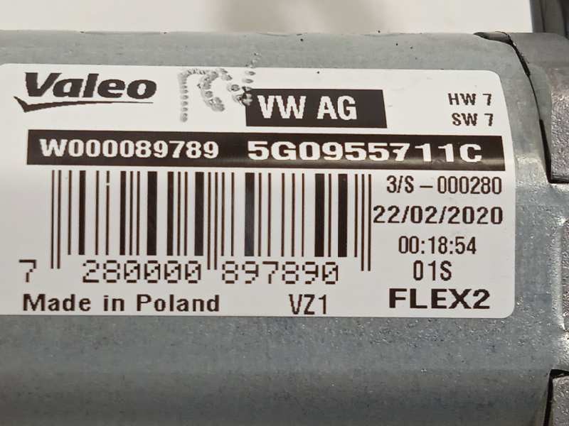 Recambio de motor limpia trasero para seat ibiza (kj1) style referencia OEM IAM 5G0955711C  