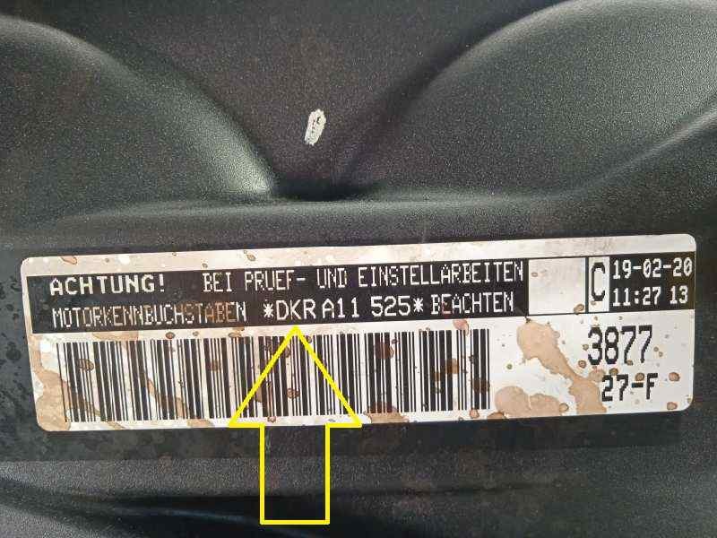 Recambio de motor completo para seat ibiza (kj1) style referencia OEM IAM DKR  DKRF