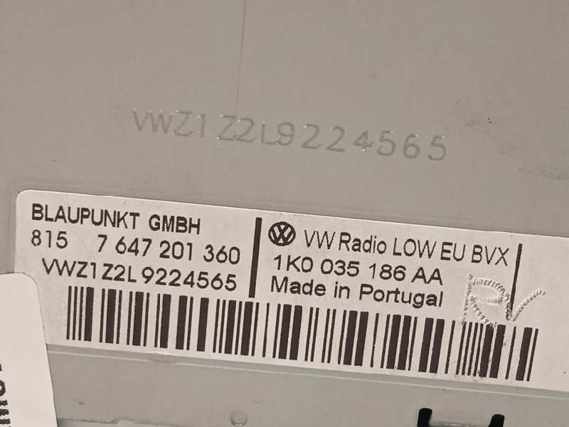 Recambio de sistema audio / radio cd para volkswagen passat lim. (362) advance bluemotion referencia OEM IAM 1K0035186AA  