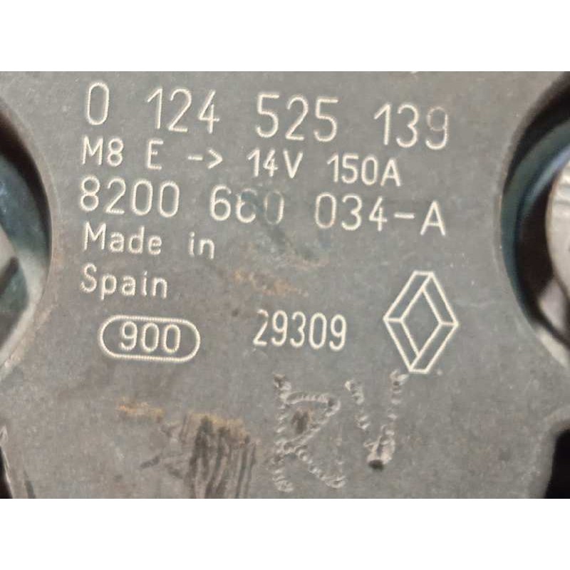 Recambio de alternador para renault kangoo 1.5 dci diesel cat referencia OEM IAM 8200660034A  0124525139