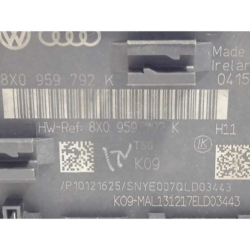 Recambio de modulo confort para audi a1 sportback (8xf) attraction referencia OEM IAM 8X0959792K  