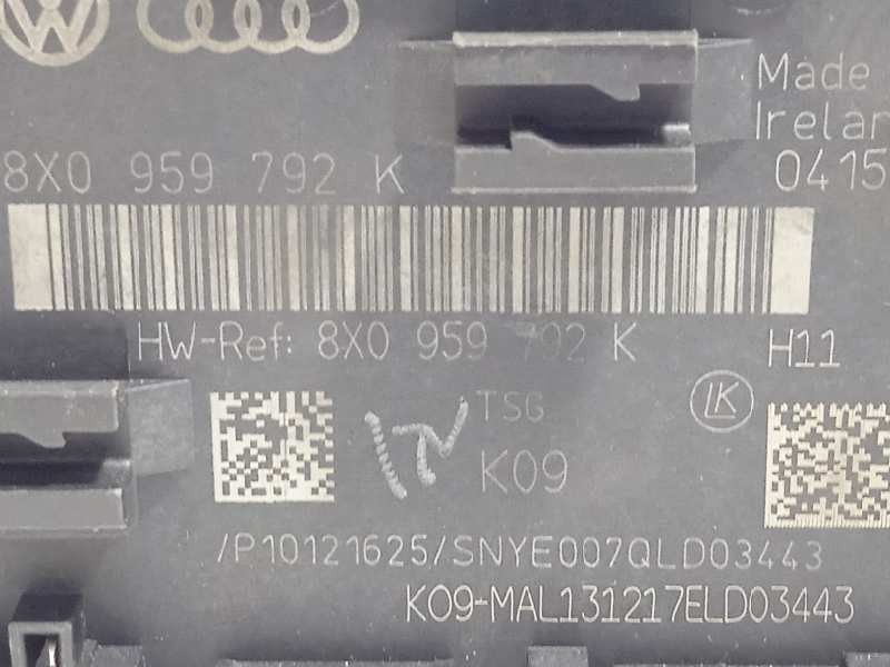 Recambio de modulo confort para audi a1 sportback (8xf) attraction referencia OEM IAM 8X0959792K  