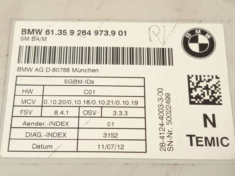 Recambio de modulo electronico para bmw x5 (e70) xdrive40d referencia OEM IAM 61359264973  61359264973901