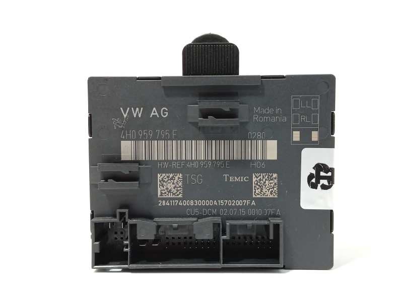 Recambio de centralita confort para audi s8 (4hc) 4.0 tfsi quattro referencia OEM IAM 4H0959795E  