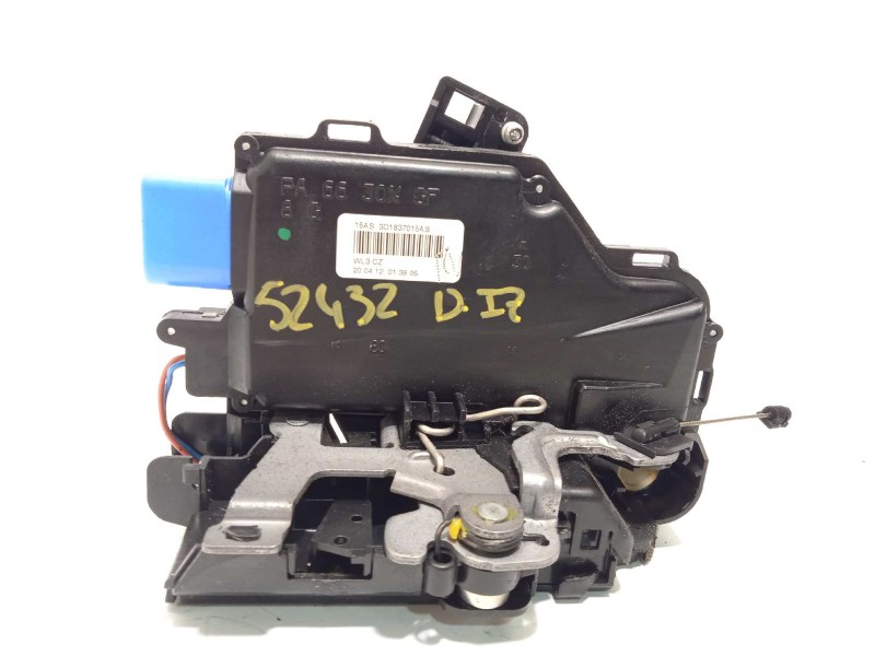 Recambio de cerradura puerta delantera izquierda para volkswagen touran (1t3) advance referencia OEM IAM 3D1837015AS  