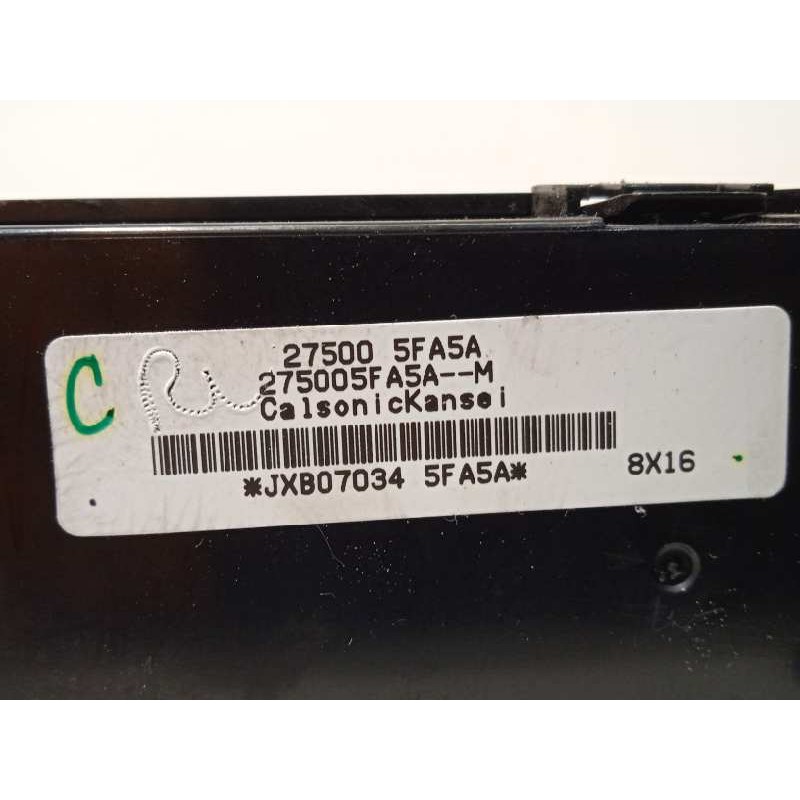 Recambio de mando climatizador para nissan micra v (k14) acenta referencia OEM IAM 275005FA5A  