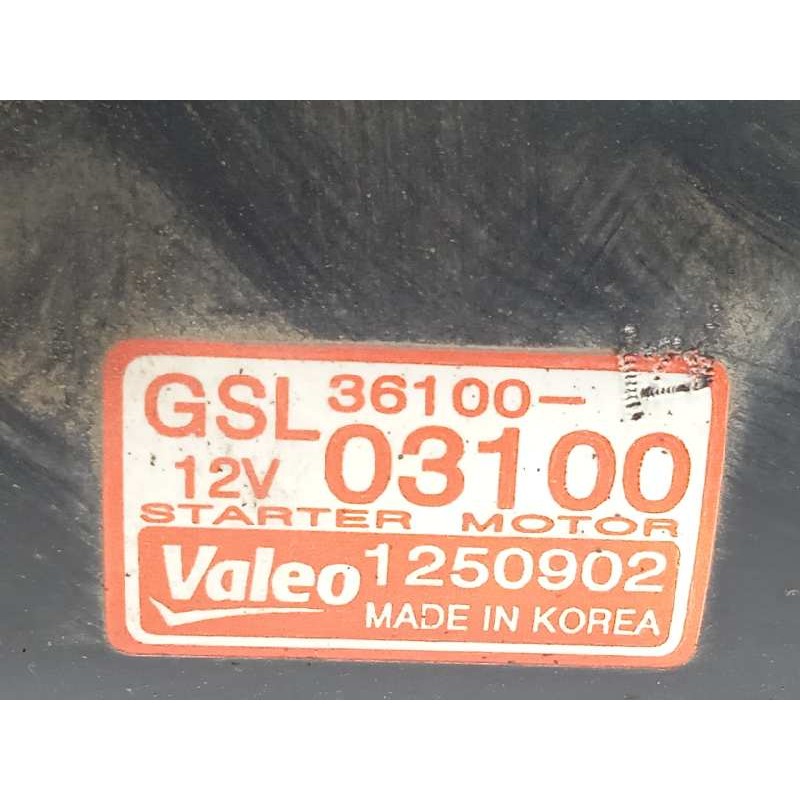 Recambio de motor arranque para hyundai i20 1.2 cat referencia OEM IAM 3610003100  1250902