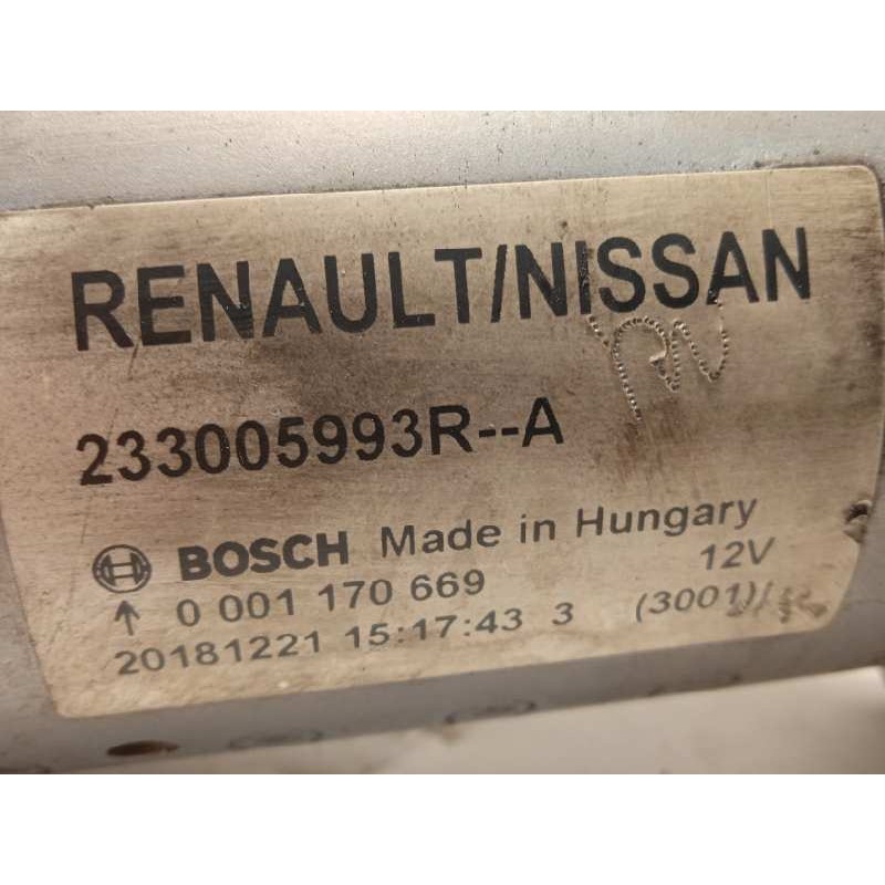 Recambio de motor arranque para nissan micra v (k14) acenta referencia OEM IAM 233005993R  0001170669