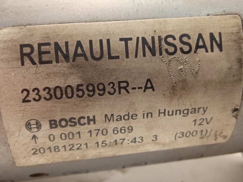 Recambio de motor arranque para nissan micra v (k14) acenta referencia OEM IAM 233005993R  0001170669