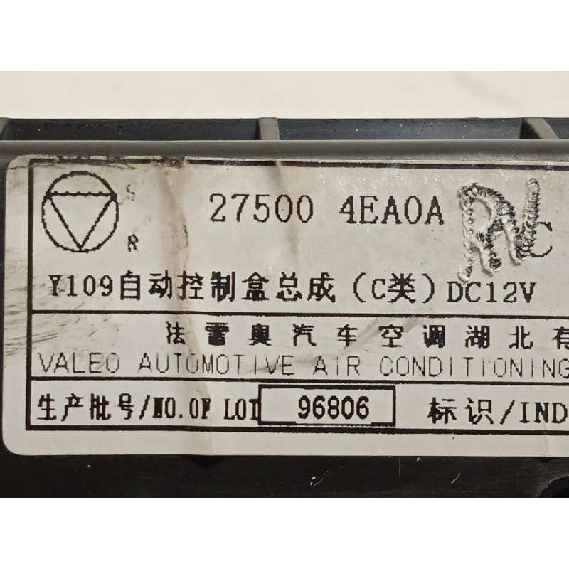 Recambio de mando climatizador para nissan qashqai (j11) 1.6 dci turbodiesel cat referencia OEM IAM 275004EA0A  