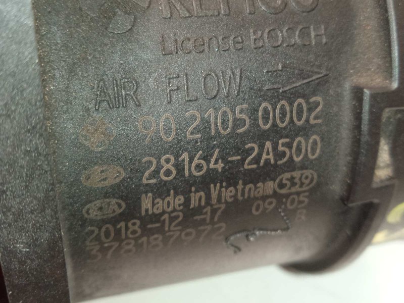 Recambio de caudalimetro para hyundai tucson referencia OEM IAM 281642A500  9021050002