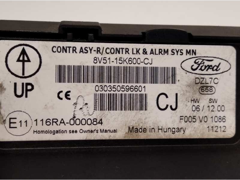 Recambio de modulo electronico para ford fiesta (cb1) 1.4 tdci cat referencia OEM IAM 8V5115K600CJ  