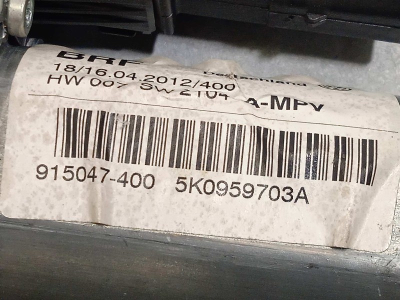 Recambio de elevalunas trasero izquierdo para volkswagen touran (1t3) advance referencia OEM IAM 1T0839729Q 5K0959703A 1T0839755