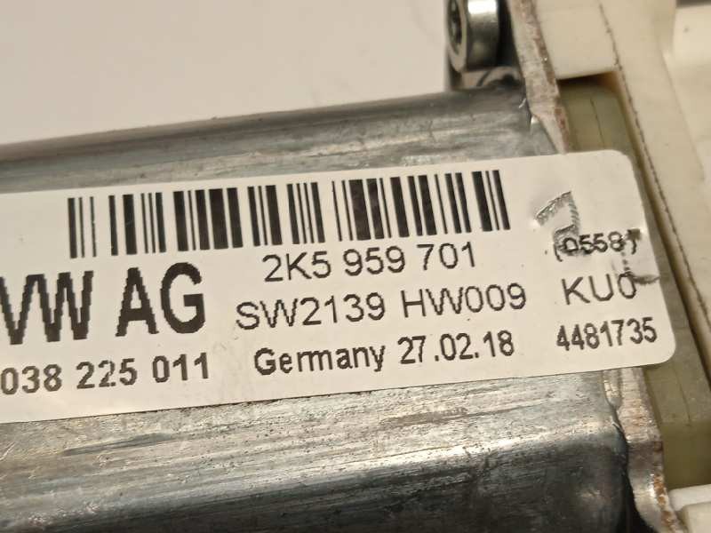 Recambio de elevalunas delantero izquierdo para volkswagen caddy furgón/kombi 2.0 tdi referencia OEM IAM 2K5837461  2K5959701
