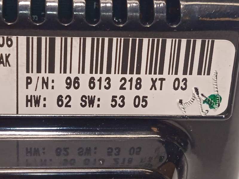 Recambio de mando climatizador para citroën c6 3.0 v6 24v referencia OEM IAM 96613218XT  6451VP