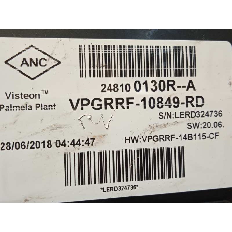 Recambio de cuadro instrumentos para renault captur 1.5 dci diesel fap referencia OEM IAM 248100130R  