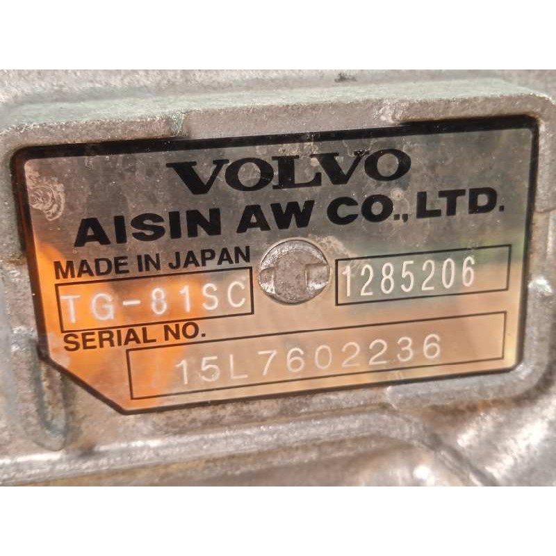 Recambio de caja cambios para volvo v60 familiar referencia OEM IAM TG81SC 36050764 1285206