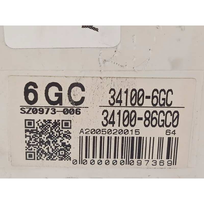 Recambio de cuadro instrumentos para suzuki ignis rm (mh) básico referencia OEM IAM 3410086GC0  341006GC