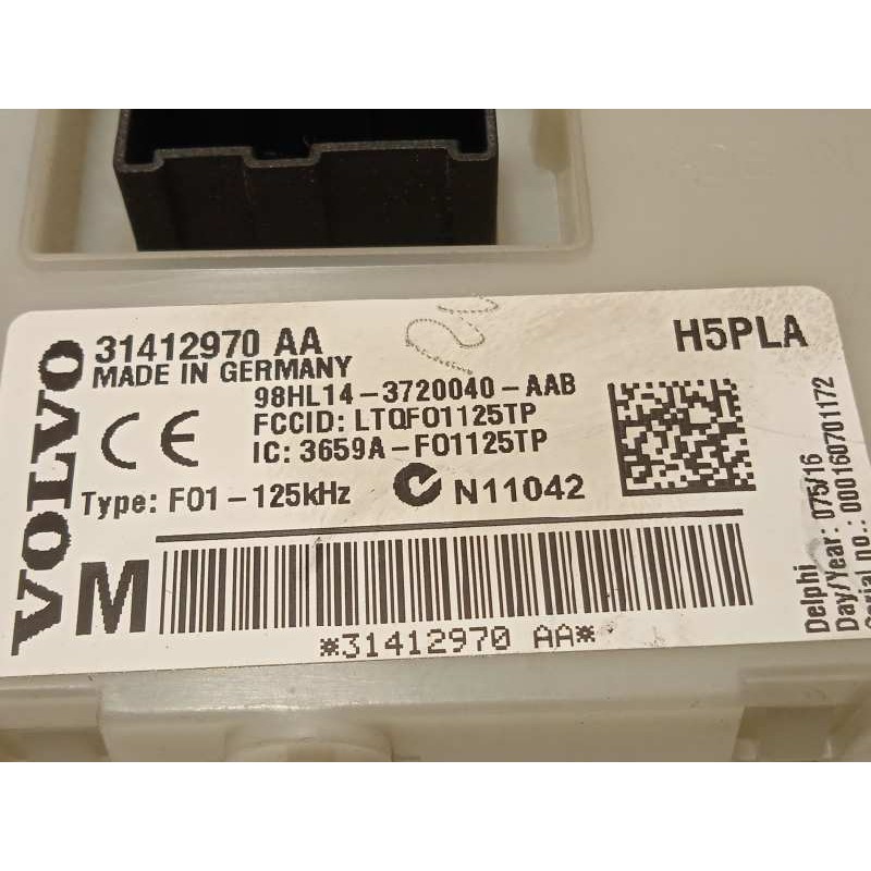 Recambio de caja reles / fusibles para volvo v60 familiar referencia OEM IAM 31412970  31412970AA