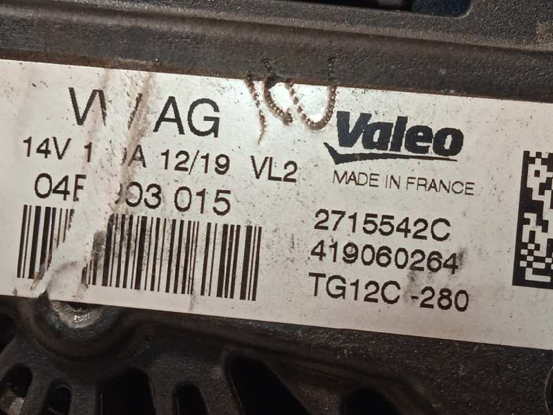 Recambio de alternador para skoda fabia familiar 1.0 referencia OEM IAM 04E903015 2715542C TG12C280
