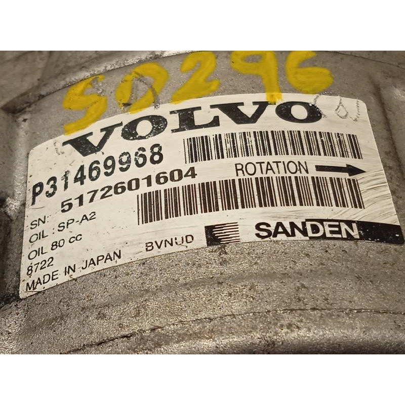 Recambio de compresor aire acondicionado para volvo v60 familiar referencia OEM IAM 31469968  