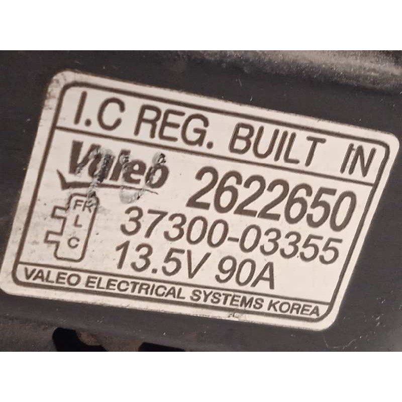 Recambio de alternador para hyundai i20 1.2 16v cat referencia OEM IAM 3730003355  2622650