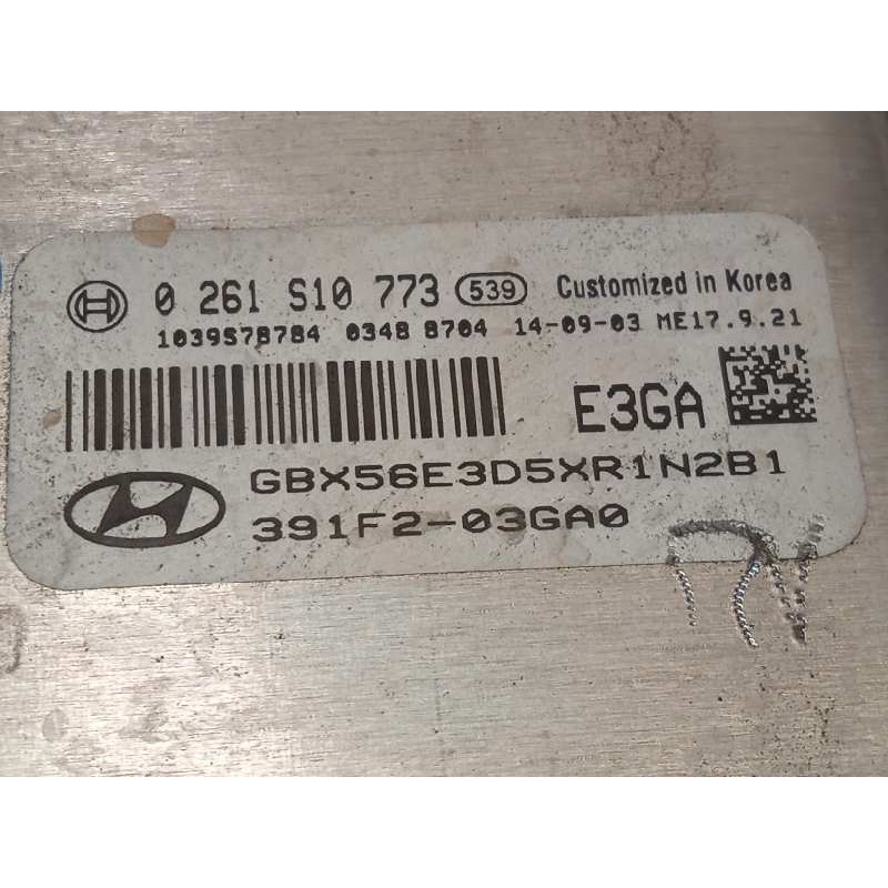 Recambio de centralita motor uce para hyundai i20 1.2 16v cat referencia OEM IAM 391F203GA0  0261S10773