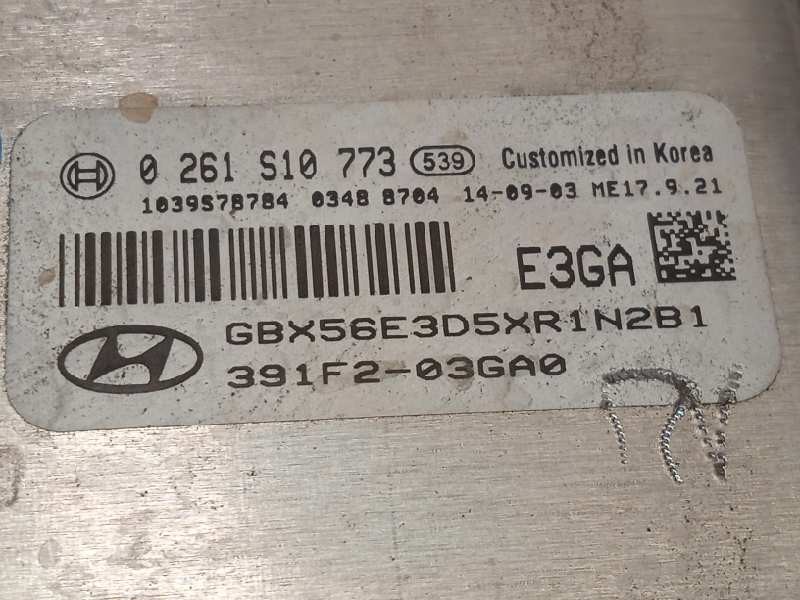Recambio de centralita motor uce para hyundai i20 1.2 16v cat referencia OEM IAM 391F203GA0  0261S10773