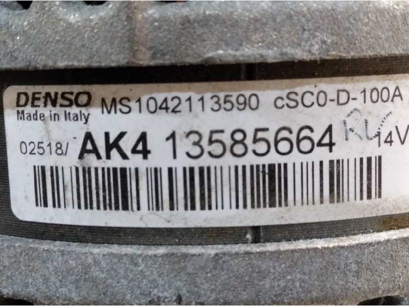 Recambio de alternador para opel corsa e selective referencia OEM IAM 13585664  MS1042113590
