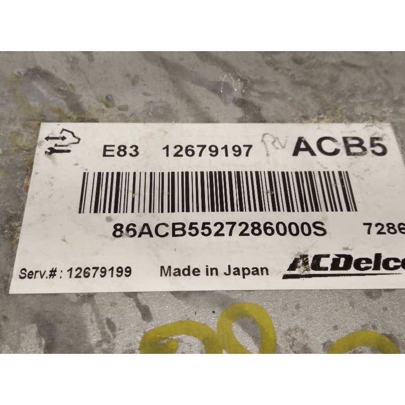 Recambio de centralita motor uce para opel corsa e selective referencia OEM IAM 12679197  