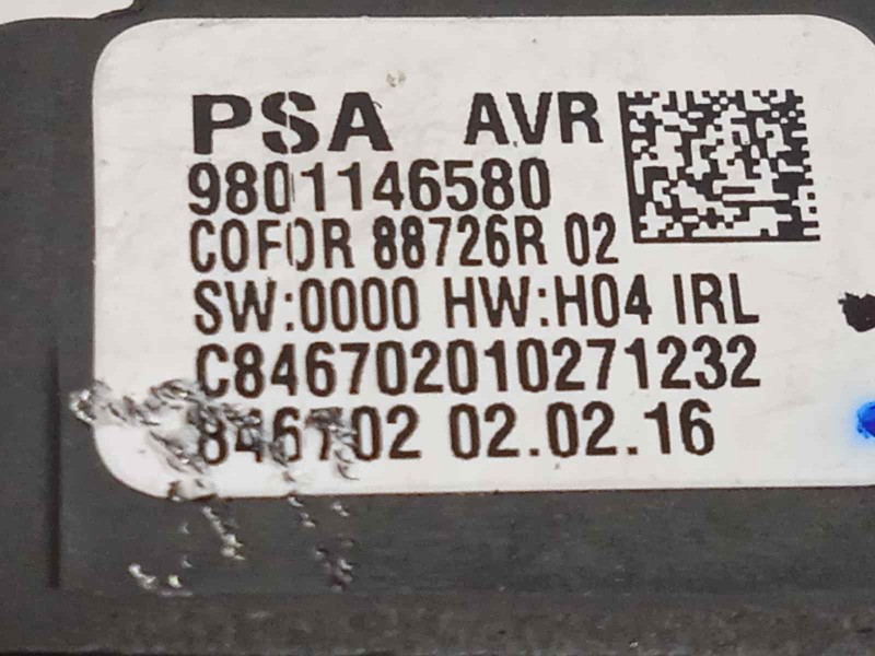 Recambio de modulo electronico para citroën c4 picasso feel edition referencia OEM IAM 9801146580  