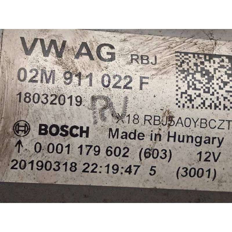 Recambio de motor arranque para skoda fabia familiar 1.0 referencia OEM IAM 02M911022F  0001179602