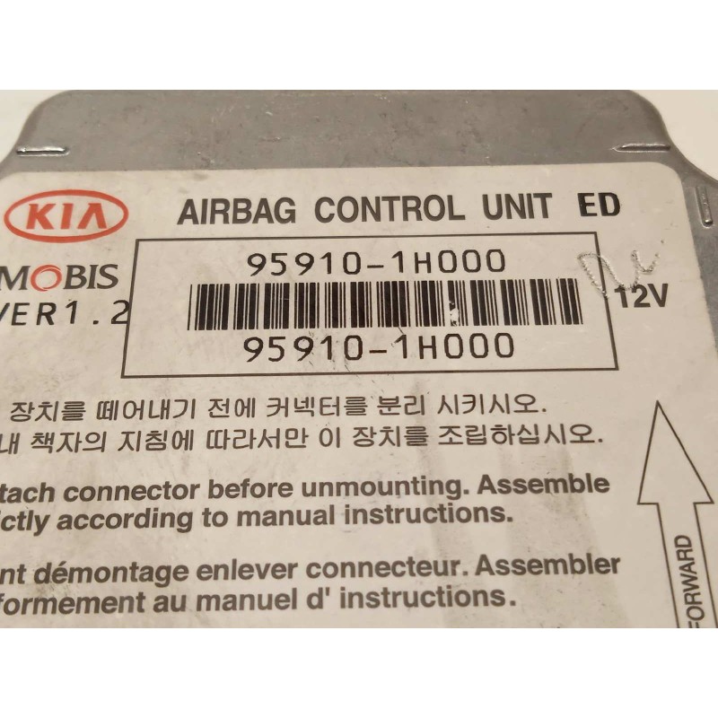 Recambio de centralita airbag para kia cee´d 1.6 crdi cat referencia OEM IAM 959101H000  