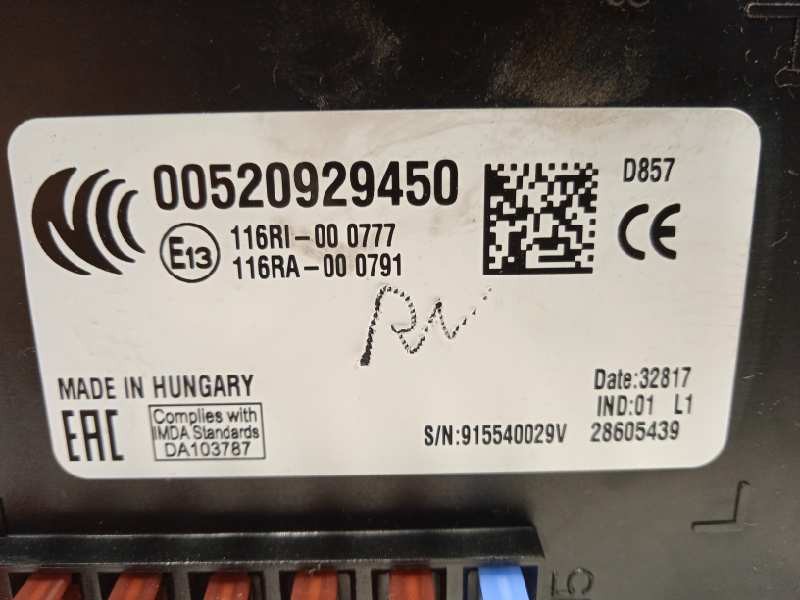 Recambio de caja reles / fusibles para jeep renegade 1.6 m-jet cat referencia OEM IAM 00520929450  520929450