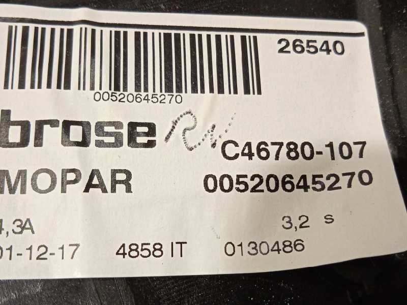 Recambio de elevalunas delantero derecho para jeep renegade 1.6 m-jet cat referencia OEM IAM 00520645270  