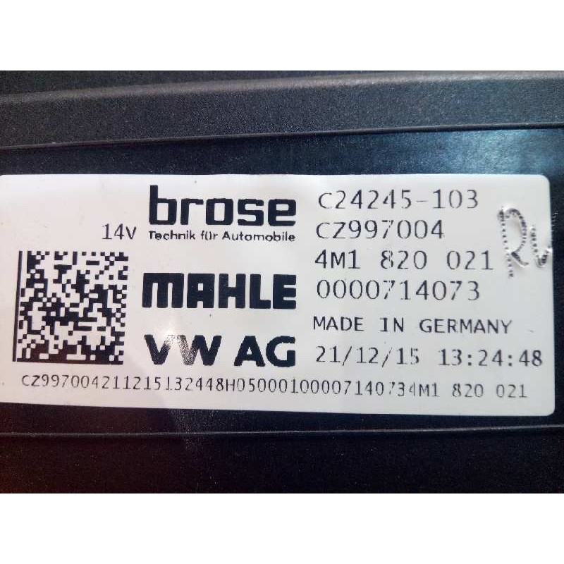 Recambio de motor calefaccion para audi a4 berlina (8w2) 2.0 16v tfsi referencia OEM IAM 4M1820021  