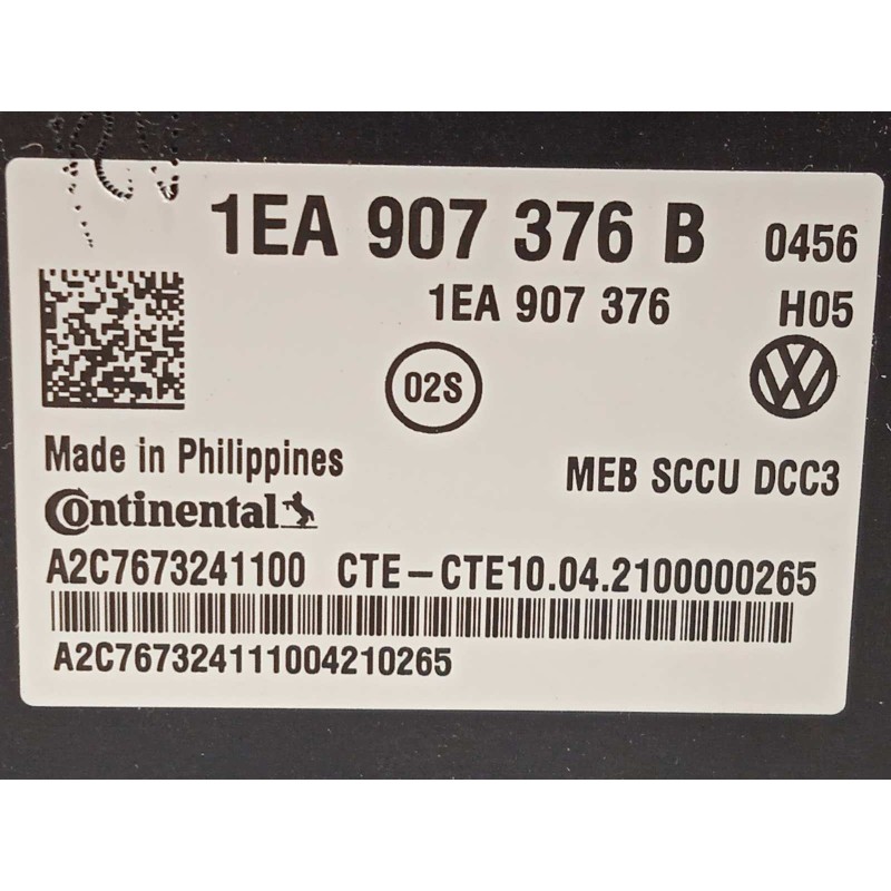 Recambio de modulo electronico para seat leon sportstourer (kl8) fr referencia OEM IAM 1EA907376B  