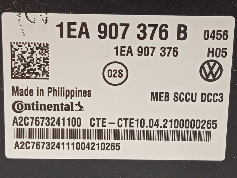 Recambio de modulo electronico para seat leon sportstourer (kl8) fr referencia OEM IAM 1EA907376B  