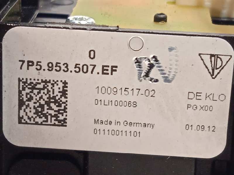 Recambio de mando intermitentes para porsche cayenne (typ 92aa) diesel referencia OEM IAM 7P5953507EF  