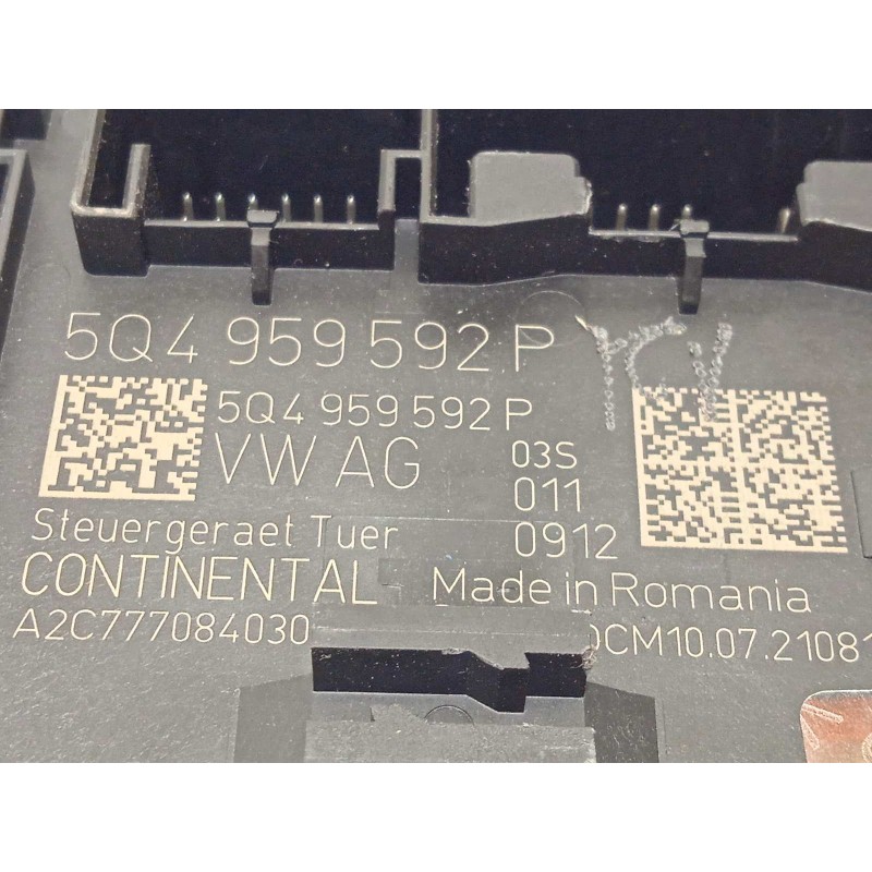 Recambio de modulo confort para seat leon sportstourer (kl8) fr referencia OEM IAM 5Q4959592P  