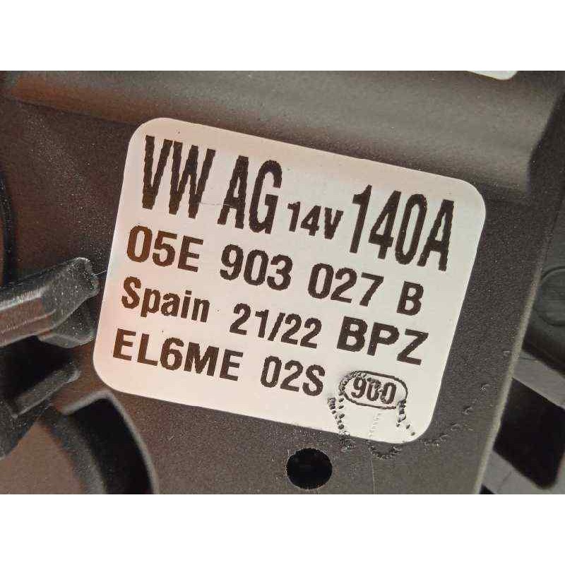 Recambio de alternador para volkswagen taigo 1.0 referencia OEM IAM 05E903027B  