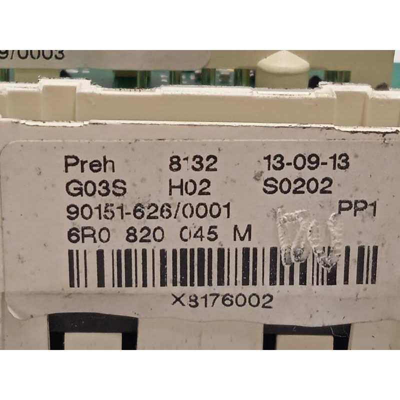 Recambio de mando calefaccion / aire acondicionado para volkswagen polo (6r1) advance referencia OEM IAM 6R0820045M  