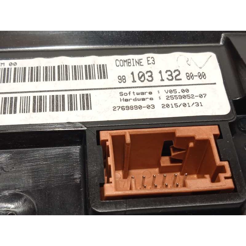 Recambio de cuadro instrumentos para citroën c4 cactus feel cool referencia OEM IAM 9810313280  