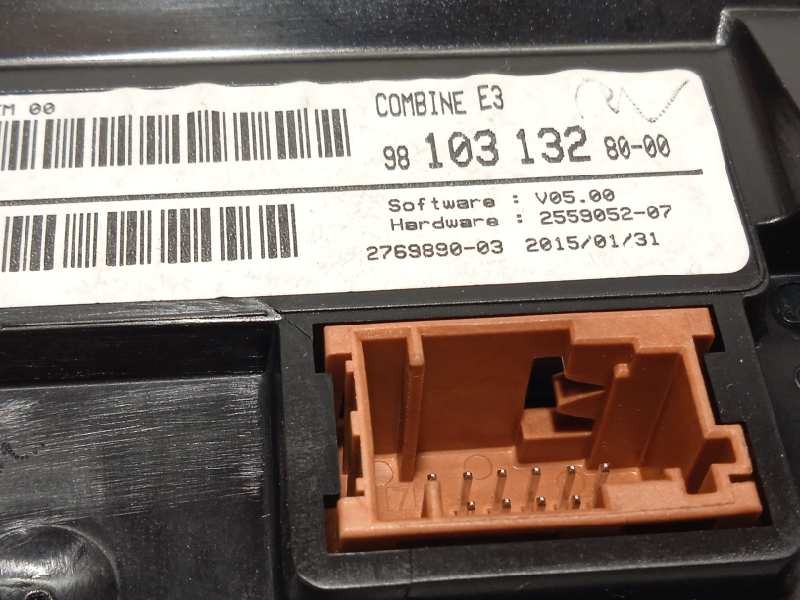 Recambio de cuadro instrumentos para citroën c4 cactus feel cool referencia OEM IAM 9810313280  