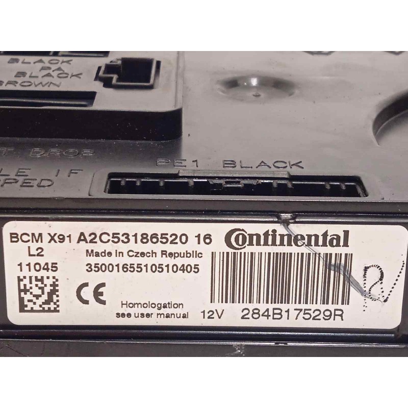 Recambio de centralita confort para renault laguna grandtour iii dynamique referencia OEM IAM 284B17529R  