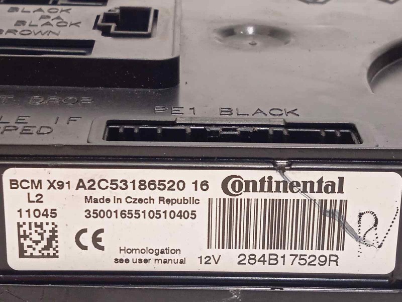 Recambio de centralita confort para renault laguna grandtour iii dynamique referencia OEM IAM 284B17529R  