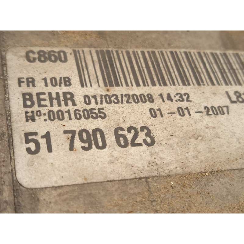 Recambio de intercooler para peugeot bipper 1.4 hdi referencia OEM IAM 51790623  